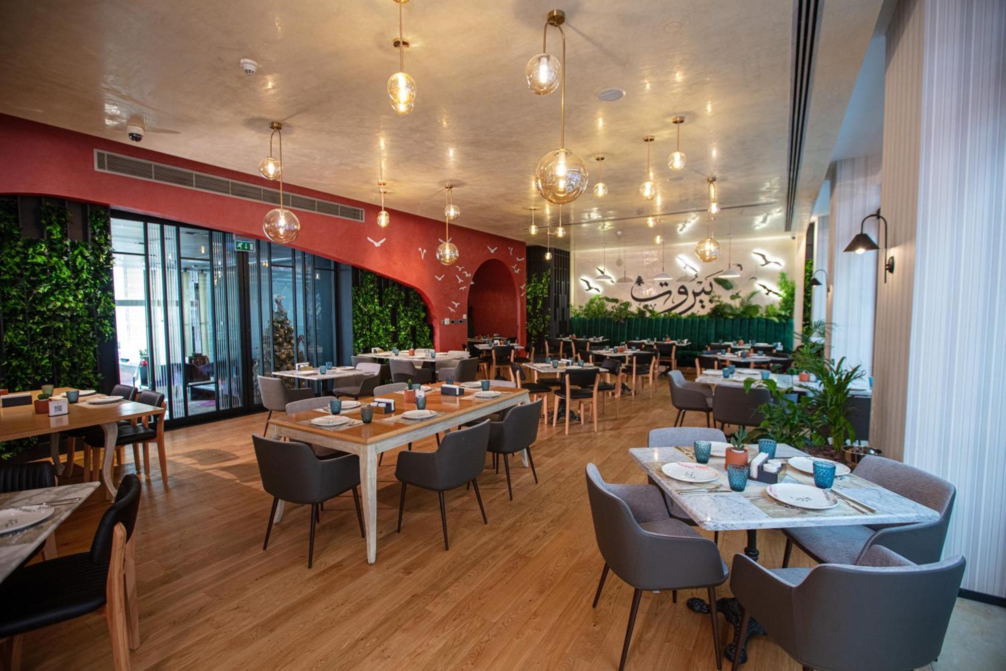 The Abdali Boulevard Hotel Amã Exterior foto The restaurant's interior
