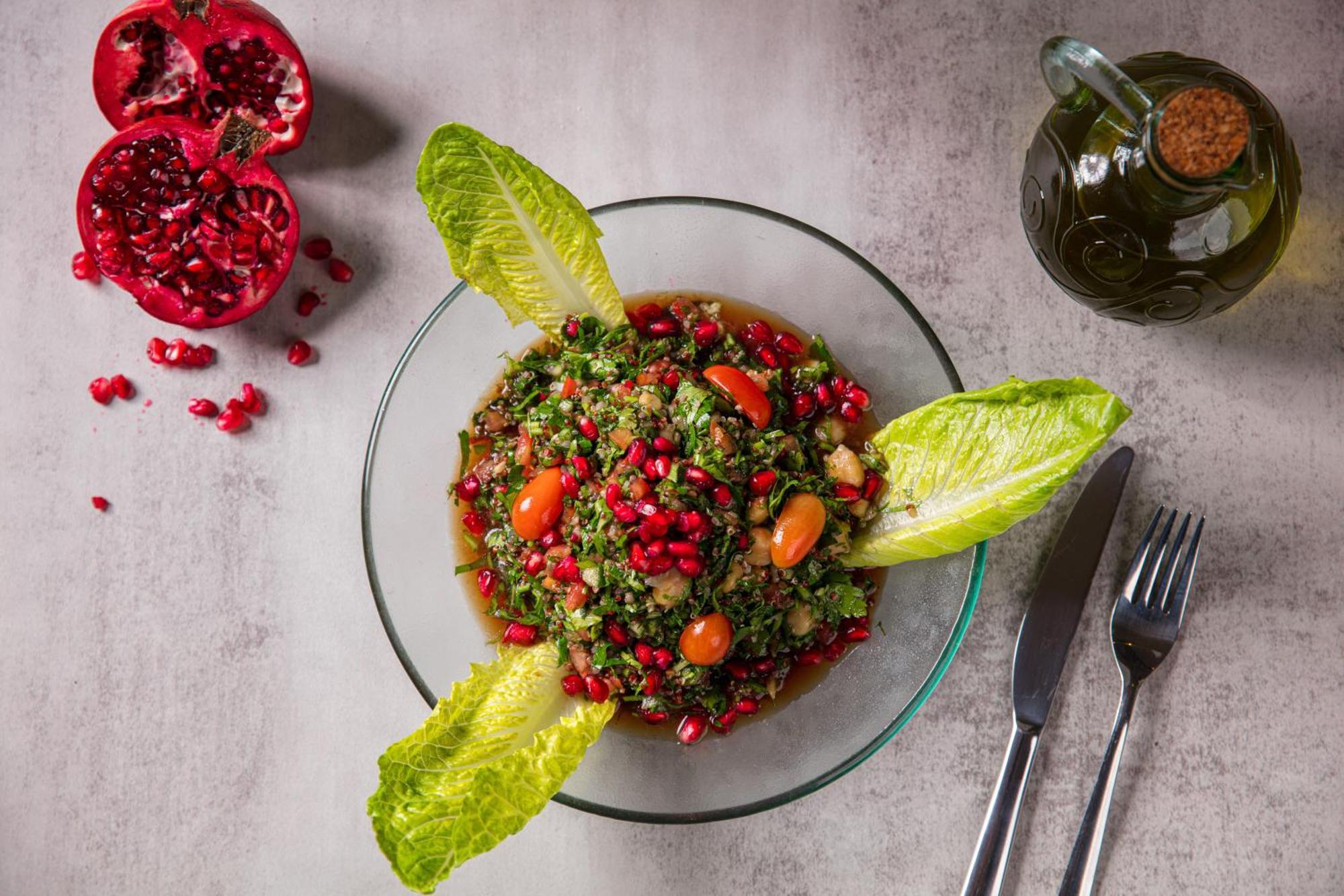 The Abdali Boulevard Hotel Amã Exterior foto Pomegranate tabouleh
