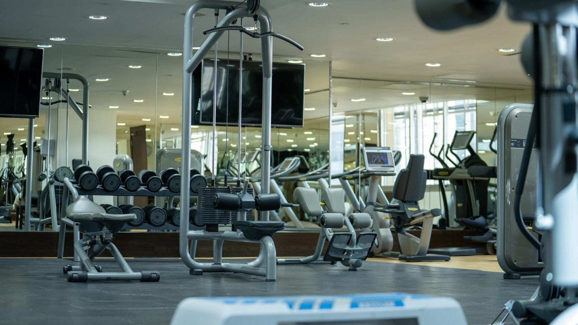 The Abdali Boulevard Hotel Amã Exterior foto The gym at the hotel